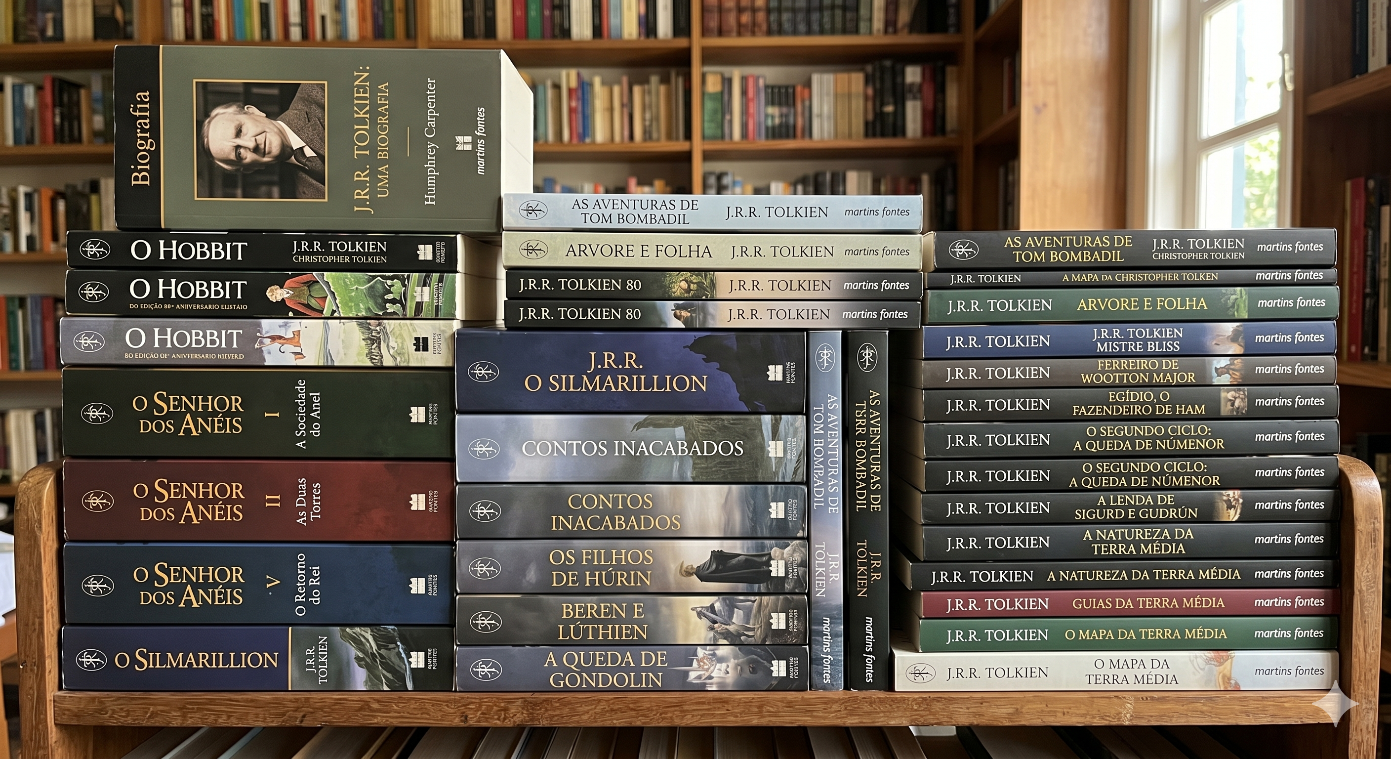 Coleção completa das obras de J.R.R. Tolkien