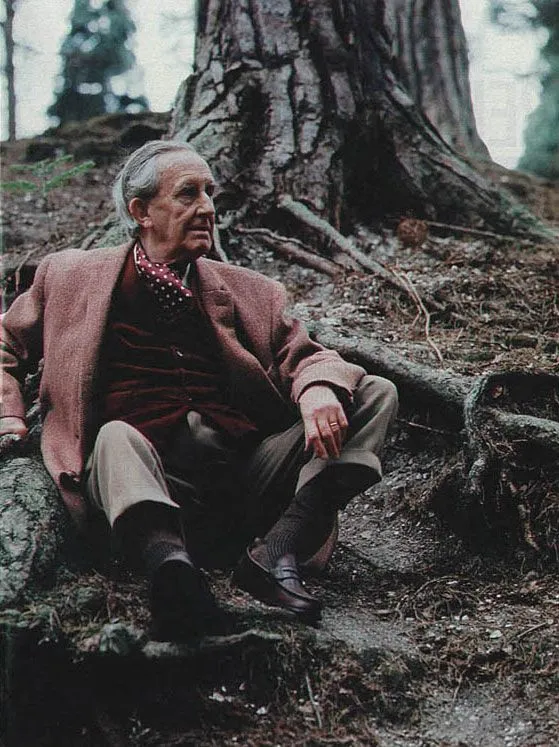 J.R.R. Tolkien em ambiente natural